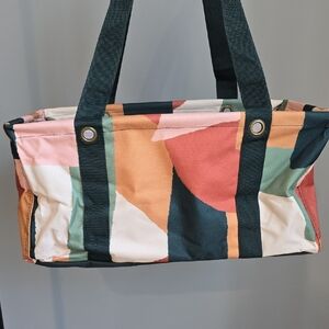 NWT Thirty-One Medium Utility Deco Patchwork Tote